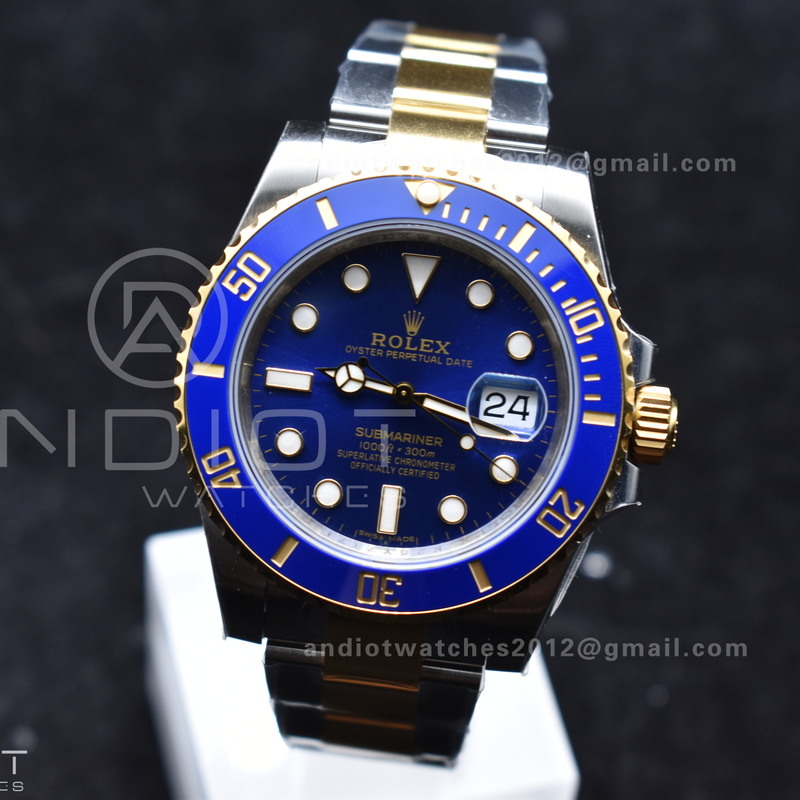 Submariner 116613LB Blue Ceramic 904L Steel/YG VSF 1:1 Best Edition Blue Dial VS3135
